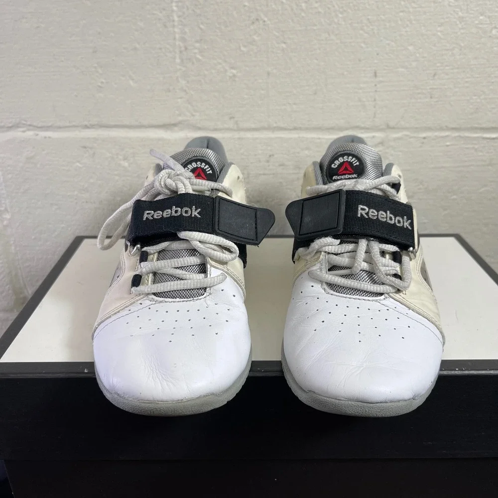 Reebok CrossFit U-Form J85209 White‎ Black Weightlifting Shoes Women's 7 US